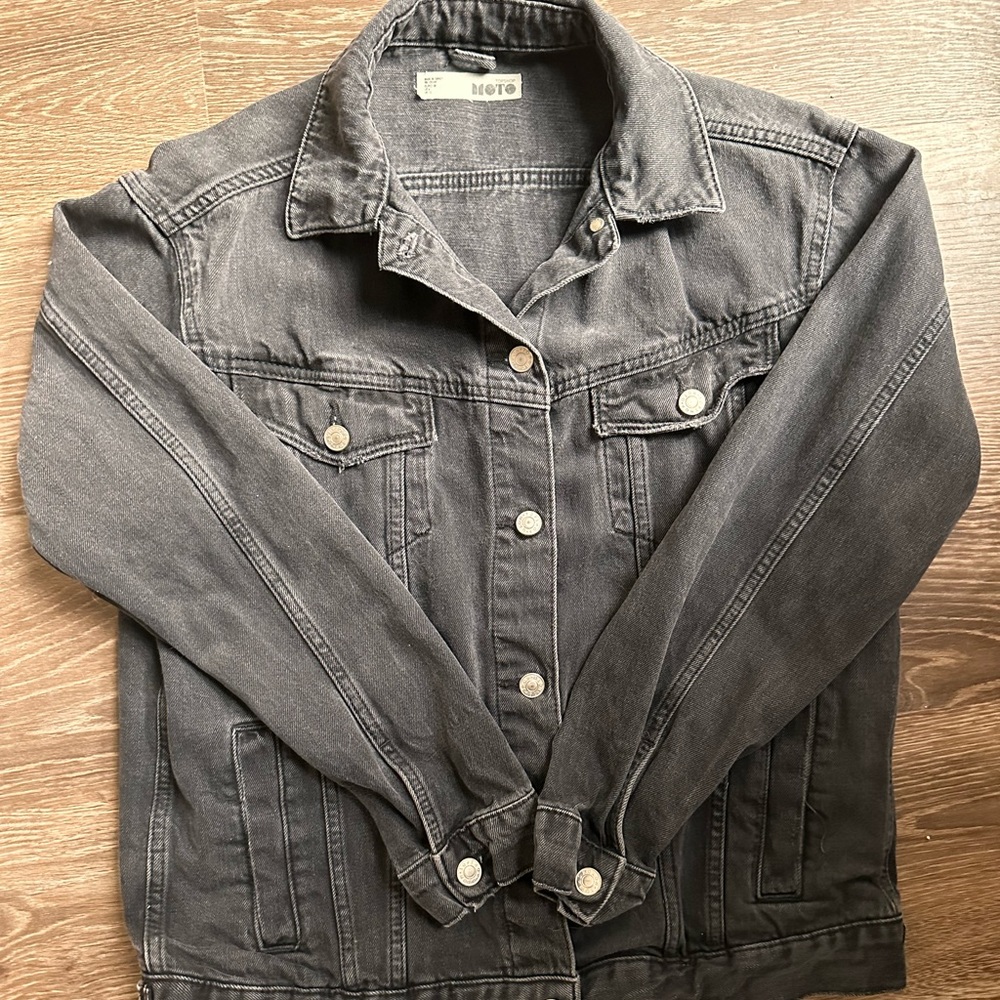Black jean jacket